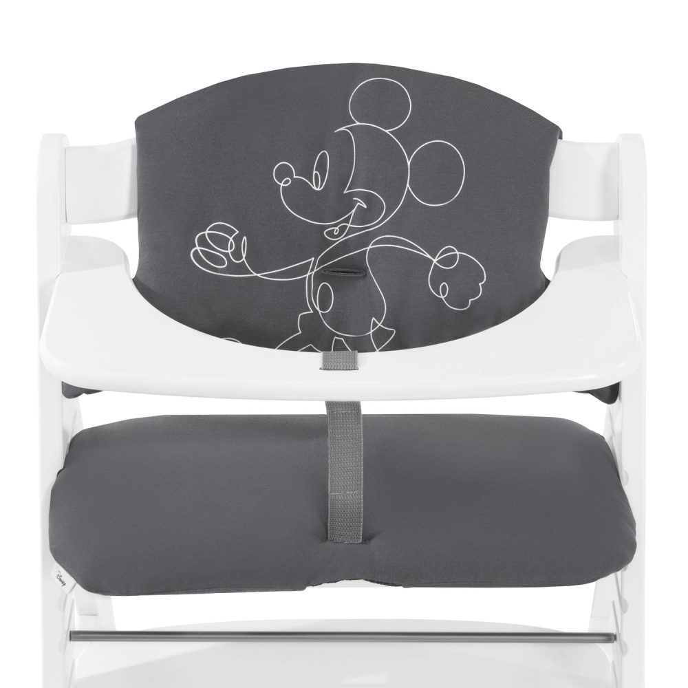 Coussin Chaise Haute Hauck Select - Mickey Mouse Anthracite