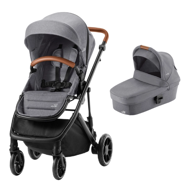 Poussette Britax Strider M + Nacelle - Elephant Grey