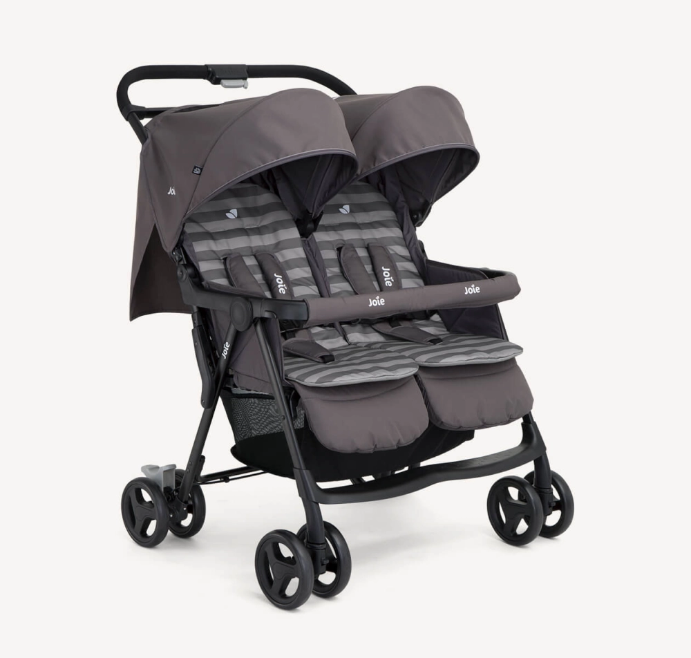 JOIE Poussette double aire twin dark pewter - 